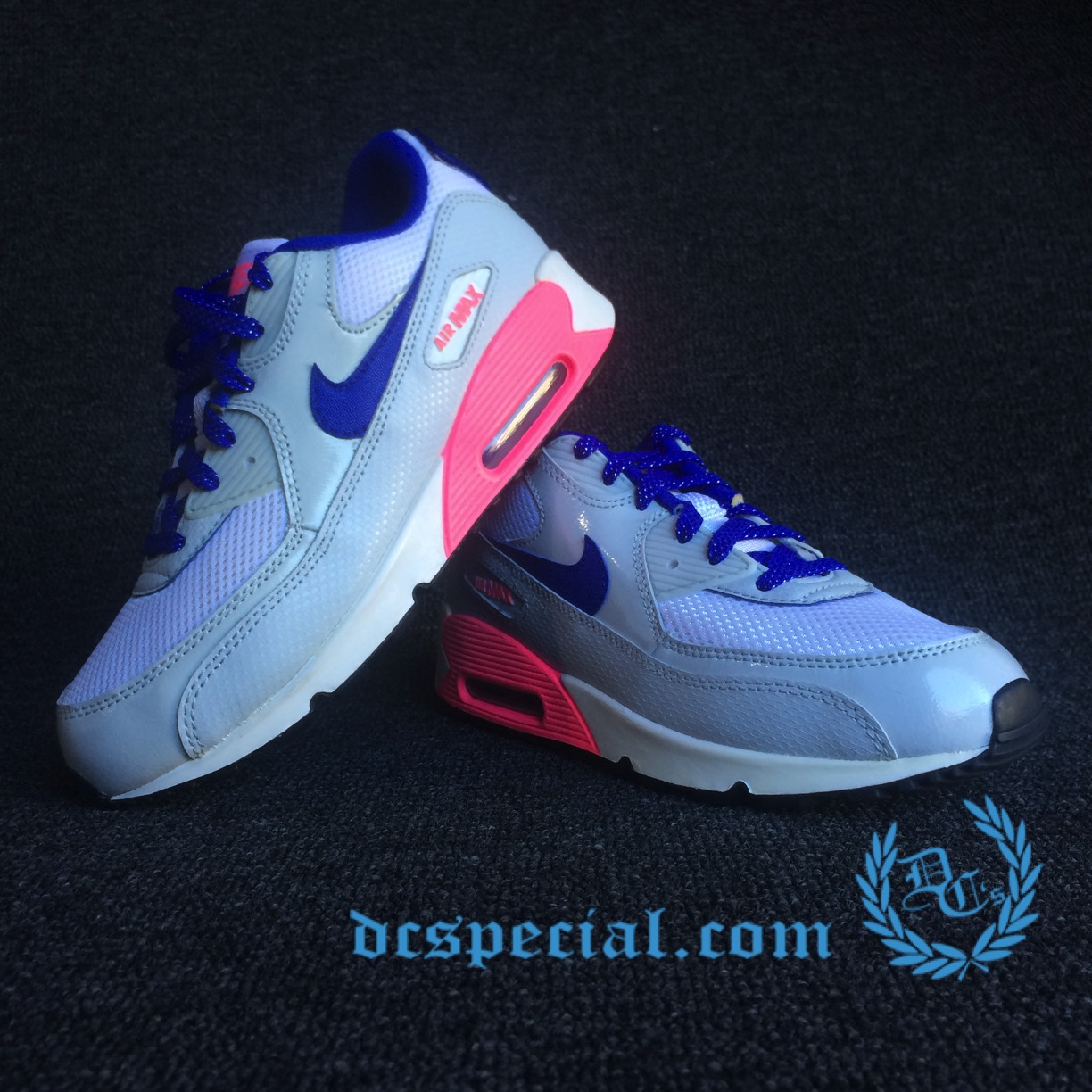 nike air blue and pink