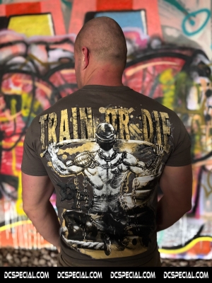 Pit Bull T-shirt 'Train Or Die'