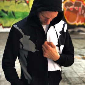 Cavello Hooded Sweater 'Black/White'