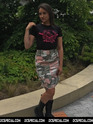 Tegenover methaan Kader Army Clothing Dames Rok 'Subdued Pink Camo' | DC's Special - Hardcore &  Streetwearshop