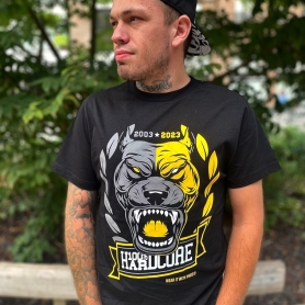 100% Hardcore T-shirt 'Pride Dog Black'
