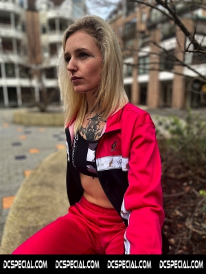 Australian Training Jacket 'Fuxia Black/White'