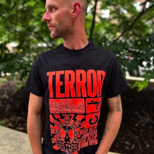 SRB T-shirt 'Eat Sleep Terror Repeat Neon Orange'