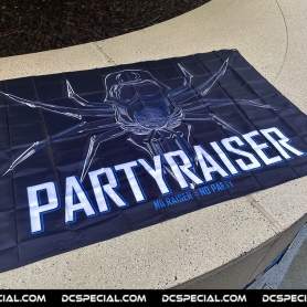 Partyraiser Flag 'Black'