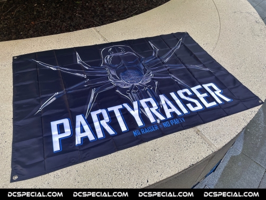 Partyraiser Vlag 'Black'