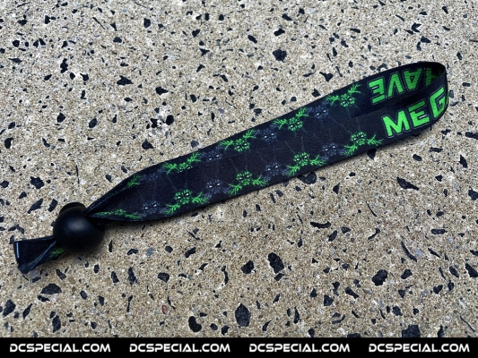 Megarave Wristband 'Megarave 2024 Green'