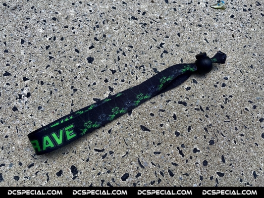 Megarave Wristband 'Megarave 2024 Green'