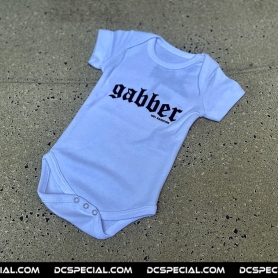 100% Hardcore Baby Romper 'Gabber White'