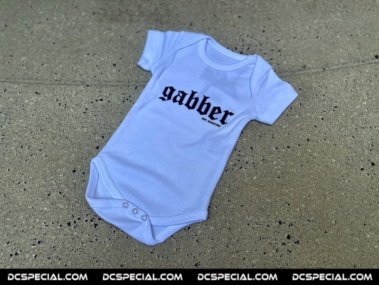 100% Hardcore Baby Romper 'Gabber White'