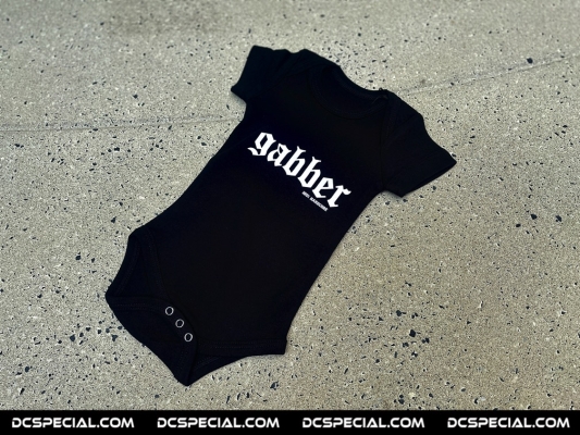 100% Hardcore Baby Romper 'Gabber Black'