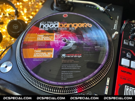 Hardcore Vinyl 'DJ Trajic – Headbangers (The Remixes) - Limited Edition Picture Disc'