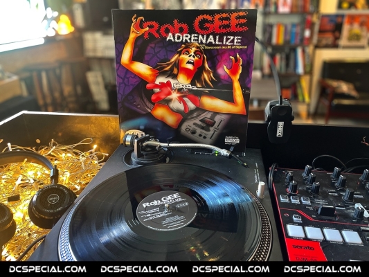 Rob Gee Vinyl 'Rob Gee Feat. DJ Starscream (aka #0 of Slipknot) – Adrenalize'