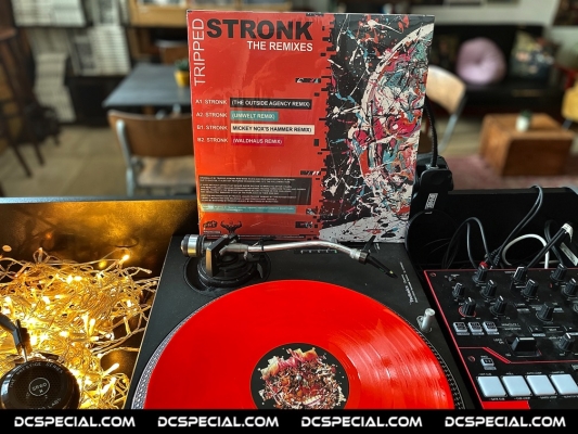 Tripped Vinyl 'MADINCH004 - Stronk - The Remixes - Orange Coloured Vinyl'