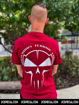 Rotterdam Terror Corps T-shirt '90's Burgundy'