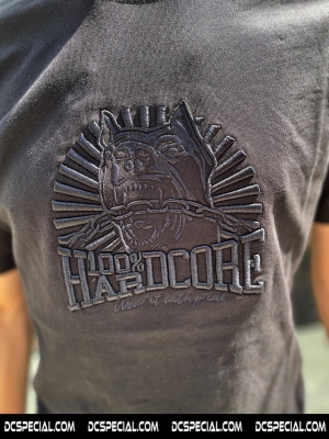 100% Hardcore T-shirt 'Dog-1 Black On Black'