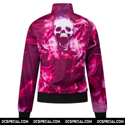 100% Hardcore Veste De Survêtement Pour Femmes 'Smoked Skull'