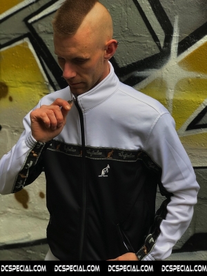 Australian Veste De Survêtement 'White/Black 3.0'