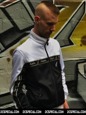 Australian Veste De Survêtement 'White/Black 3.0'