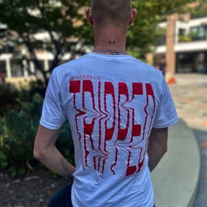 Tripped T-shirt 'Do You Like Gabber Kickdrums White'