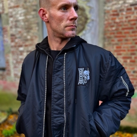 100% Hardcore Bomber Jacket 'Vertical Black'