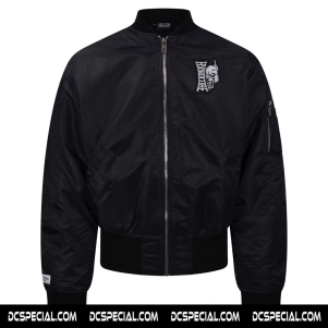 100% Hardcore Bomber Jacket 'Vertical Black'