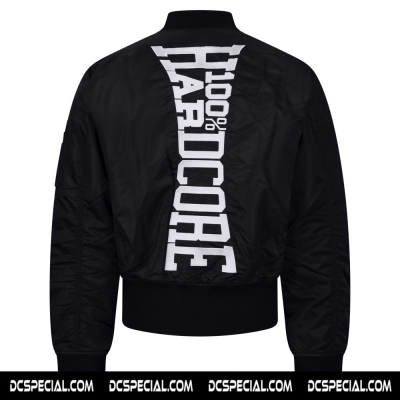 100% Hardcore Bomber Veste 'Vertical Black'