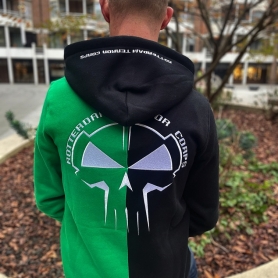 Rotterdam Terror Corps Hooded Sweater 'Duo Green/Black'