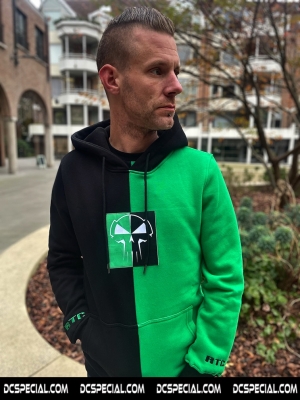 Rotterdam Terror Corps Hooded Sweater 'Duo Green/Black'