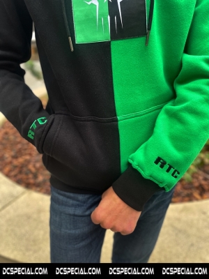 Rotterdam Terror Corps Hooded Sweater 'Duo Green/Black'