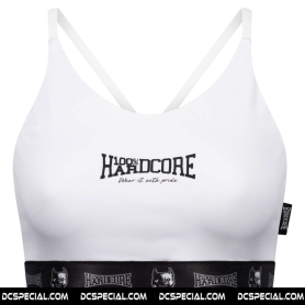 100% Hardcore Dames Sport Top 'Taping White'