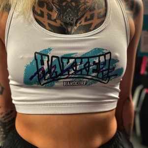 Hakken Hardcore Sport Top 'Grafitti White'