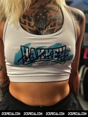 Hakken Hardcore Sport Top 'Grafitti White'