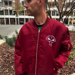 Rotterdam Terror Corps Bomber Jacket 'Original 1999 Burgundy'