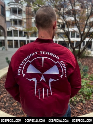 Rotterdam Terror Corps Bomber Jacket 'Original 1999 Burgundy'