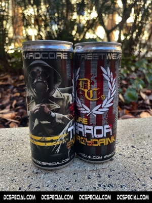 DC's Special Energydrink 'Pure Terror Energy'