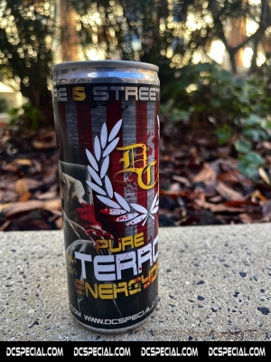 DC's Special Energydrink 'Pure Terror Energy'