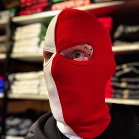 PGwear Balaclava 'Red/White'