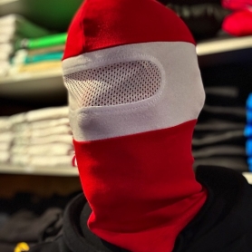 PGwear Balaclava 'Red/White/Red'