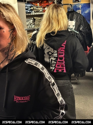 100% Hardcore Cropped Hooded Sweater 'Essential Rage Pink'